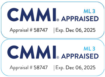 CMMI level 3 dev and svc logos
